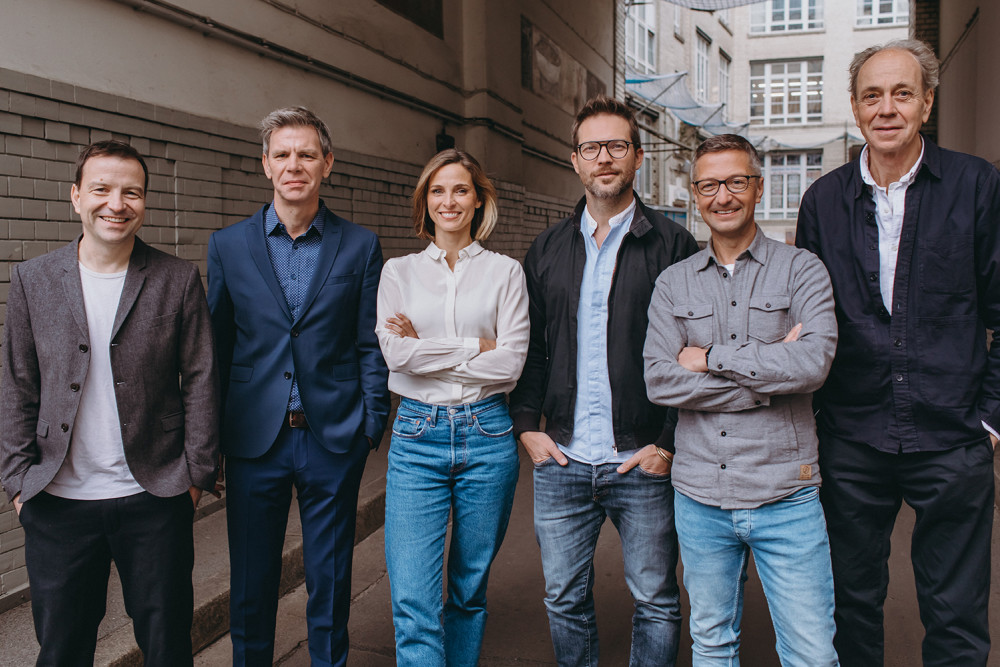 Founding team of the Rulemapping Group (from left to right): Dirk Woywood, Tilo Wend, Ina Remmers, Till Behnke, Matthes Scheinhardt and Stephan Breidenbach. 04_funding